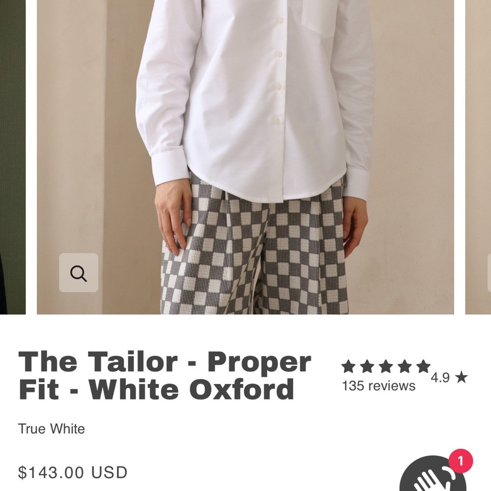 The Tailor - Proper Fit - White Oxford - Picture 6 of 9